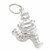 Michelin man sterling silver charm .925 x 1 Wheels Tyres Tyre charms