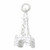 Blackpool Tower sterling silver charm .925 Black Pool Towers