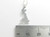 Map of Great Britain sterling silver charm .925 England United Kingdom detail