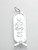 Egyptian Cartouche sterling silver charm pendant .925 Egypt charms side view