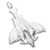 Falcon Egyptian LARGE sterling silver charm pendant .925