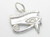 Eye of Horus Egyptian sterling silver charm .925 Egypt charms