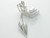 Builders Trowel and corner building sterling silver charm .925 x 1 side view
