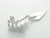 Builders Trowel and corner building sterling silver charm .925 extra view