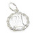 21st Birthday sterling silver charm .925 x 1 charms for Twenty One