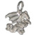 Dragon sterling silver charm .925 Dragons charms F