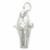 Sarcophagus sterling silver charm with mummy inside .925 x 1 Egypt Charms