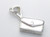 Clutch Bag Handbag sterling silver charm .925 x 1 Handbags charms additional view