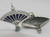 Hand Fan sterling silver charm .925 Cooling Fans charms alternate view