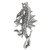 Dragon sterling silver charm .925 Dragons charms G