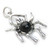 Spider sterling silver charm .925 Spiders charms