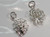 Spider on web sterling silver charm .925 x 1 spiders webs charms additional view