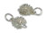 Hedgehog sterling silver charm .925 x 1 hedgehogs charms O image 6