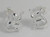 Elephant sterling silver stud earrings .925 x 1 pair elephants additional view