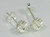 Woolmark Knot sterling silver stud earrings .925 x 1 pair knots studs additional view