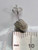Woolmark Knot sterling silver stud earrings .925 pair knots studs A size example