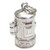 Postbox Pillar Box opening sterling silver charm .925 x1 letters charms