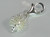 Hedgehog sterlng silver charm with clip fitting .925 Hedgehogs charms alternate view
