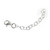5cm 2inch apx sterling silver extension chain with lobster clip .925 size example