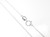 18 inch fine sterling silver chain necklace .925 x 1 chains necklaces detail