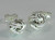 Woolmark Knot sterling silver stud earrings .925 pair knots studs C additional view