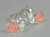 Snail small pink sterling silver earrings .925 x 1 pair snails image 6