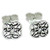 Celtic style sterling silver small stud earrings .925 pair studs