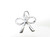 Bow sterling silver small charm .925 x 1 Beauty and Bows charms additional view