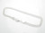 Apx 8 Inch sterling silver Double curb link charm bracelet .925 detail