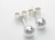 5mm sterling silver ball stud earrings .925 x 1 pair balls beads studs additional view