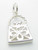 Handbag sterling silver charm .925 x 1 Handbags charms A1 additional view
