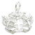 London Crest sterling silver charm .925 English England charms