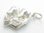 Isle Of Man TT Bike with Side Car sterling silver charm .925 detail