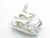 Isle Of Man TT Bike with Side Car sterling silver charm .925 additional view 2