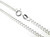 20 Inch curb sterling silver chain necklace .925 chains necklaces detail