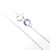 16 Inch fine sterling silver chain necklace .925 Chains Necklaces K side view