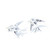 TINY Swallow sterling silver stud earrings .925 pair bird studs