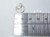 Car badge sterling silver charm .925 Cars Badges charms side view