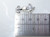 Racing Car sterling silver charm .925 Motorsport Race Cars charms side view