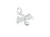 Dragon sterling silver charm .925 Dragons & Flying Beasts charms additional view