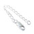 2.2 Inch extension chain .925 Necklace & Bracelet Chains Extenders