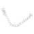 2.2 Inch extension chain .925 x 1 Necklace & Bracelet Chains Extenders detail