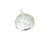 Sand Dollar sterling silver charm .925 sea cookie snapper biscuit A1 additional view