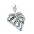 Leaf sterling silver charm .925 x 1 Trees & leaves charms