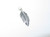 Feather sterling silver charm .925 x 1 Feathers charms E additional view