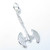 Double Headed Axe sterling silver charm .925 x 1 Axes charms additional view