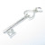 21st Birthday Key sterling silver charm .925 Twenty First charms additional view