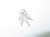 Cannabis Leaf SMALL sterling silver charm .925 Drugs Leaves charms A1 additional view