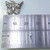Butterfly sterling silver charm pendant .925 x 1 Butterflies Butterflys V side view