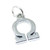 Omega Greek Alphabet sterling silver charm .925 Letters Symbol charms